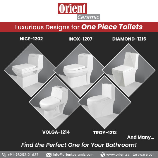 Luxurious Collection of One Piece Toilets