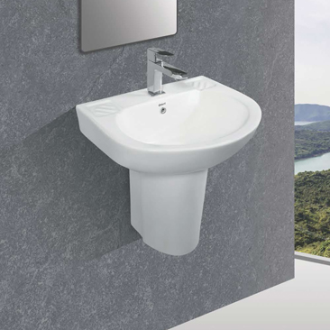 Wash Basin Half Pedestal